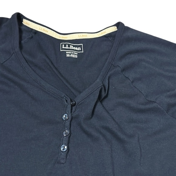 L.L..Bean Women tunic,loungewear,sleepdress,PJ, Blue,
Raglan sleeve,knee length - Picture 4 of 11